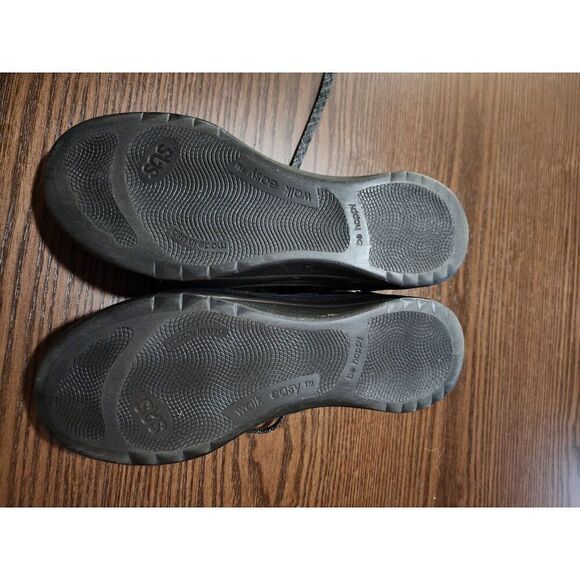 SAS Women's Black Leather Comfort Shoes Size 7 - Picture 7 of 10